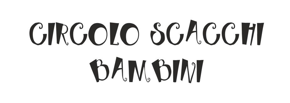 scritta circolo scacchi bambini
